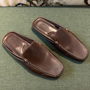 Tod's Slip On Leather Driving Loafers